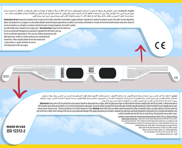 Moon Walker Eclipse Glasses