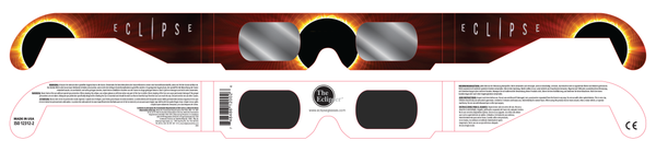Burning Sun Eclipse Glasses (Multi-Language)